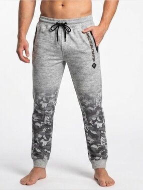 American Fighter Men’s Joggers(from Buckle)  - Gray Fade-to-Camo - Size XL